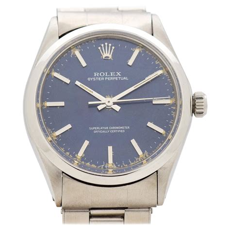 vintage rolex blue face|blue face Rolex price.